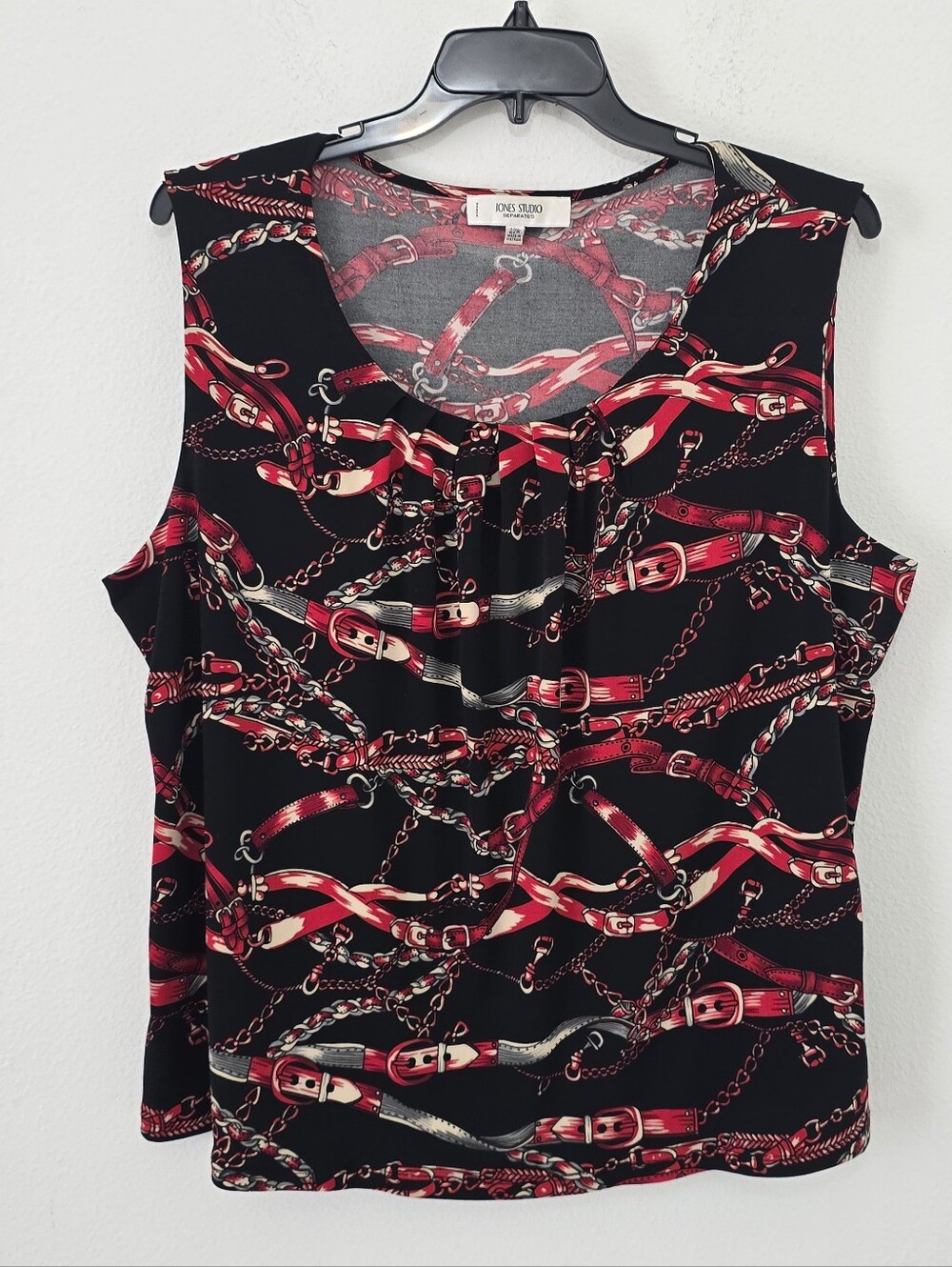 Jones Studio Equestrian Tank Shell Top